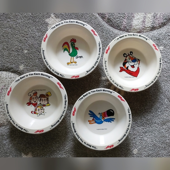 Kellogg's Other - Vintage/ Retro Kellogg's Cereal Bowls